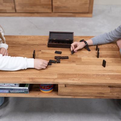 Escandi 8 solid oak coffee table