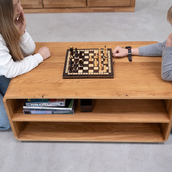 Coffee table in solid oak Geneva