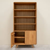 Solid wood oak display cabinet Geneva 2 RobleStore NordicStory