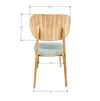 Pack of 2 or 4 Varde Dining Chairs, Solid Oak Frame, Upholstery | NordicStory