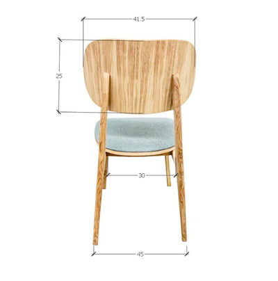 Pack of 2 or 4 Varde Dining Chairs, Solid Oak Frame, Upholstery | NordicStory