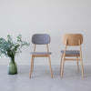 Pack of 2 or 4 Varde Dining Chairs, Solid Oak Frame, Upholstery | NordicStory