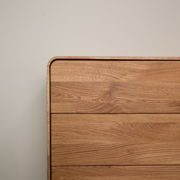 Comoda de madera maciza roble Geneva 3 | NordicStory