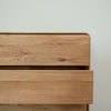 Chest of drawers in solid oak Geneva 2 high chest of drawers with 4 drawers Roble.Store NordicStory