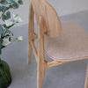 Pack of 2 or 4 Varde Dining Chairs, Solid Oak Frame, Upholstery | NordicStory