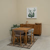 Pack of 2 or 4 Claus Solid Oak Dining Chairs, Gray or Brown upholstery | VESKOR