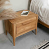Atlanta solid oak bedside table, 56,2 x 38,2 x 47 cm (56,2 x 38,2 x 47 cm) | NordicStory