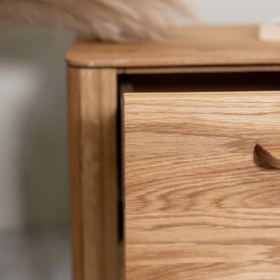 Atlanta solid oak bedside table, 56,2 x 38,2 x 47 cm (56,2 x 38,2 x 47 cm) | NordicStory