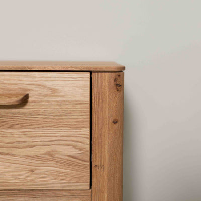 Atlanta solid oak bedside table, 56,2 x 38,2 x 47 cm (56,2 x 38,2 x 47 cm) | NordicStory