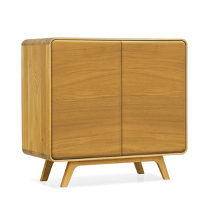 NordicStory Geneva 1 solid oak sideboard, 90 x 45 x 86 cm.