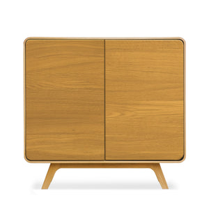 NordicStory Geneva 1 solid oak sideboard, 90 x 45 x 86 cm.