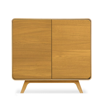 NordicStory Geneva 1 solid oak sideboard, 90 x 45 x 86 cm.