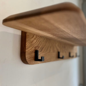 Geneva solid oak coat rack | NordicStory