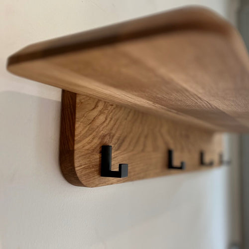 Geneva solid oak coat rack | NordicStory