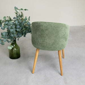 Solid oak armchair Ana with upholstery | VESKOR