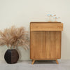 Sustainable oak solid wood shoe rack Geneva RobleStore NordicStory
