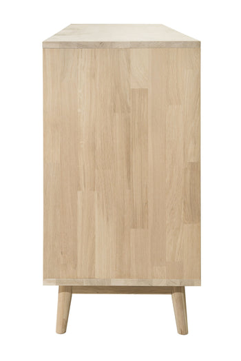 Solid wood sideboard oak nordic