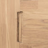 Solid wood closet oak Nordic