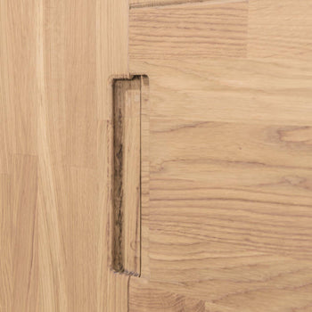 Solid wood closet oak Nordic