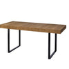 LoftStory Extending dining table with metal legs industrial nordic design