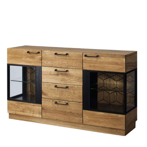 LoftStory Chest of drawers oak dresser Mozaik 47 170 x 42 x 90 cm.
