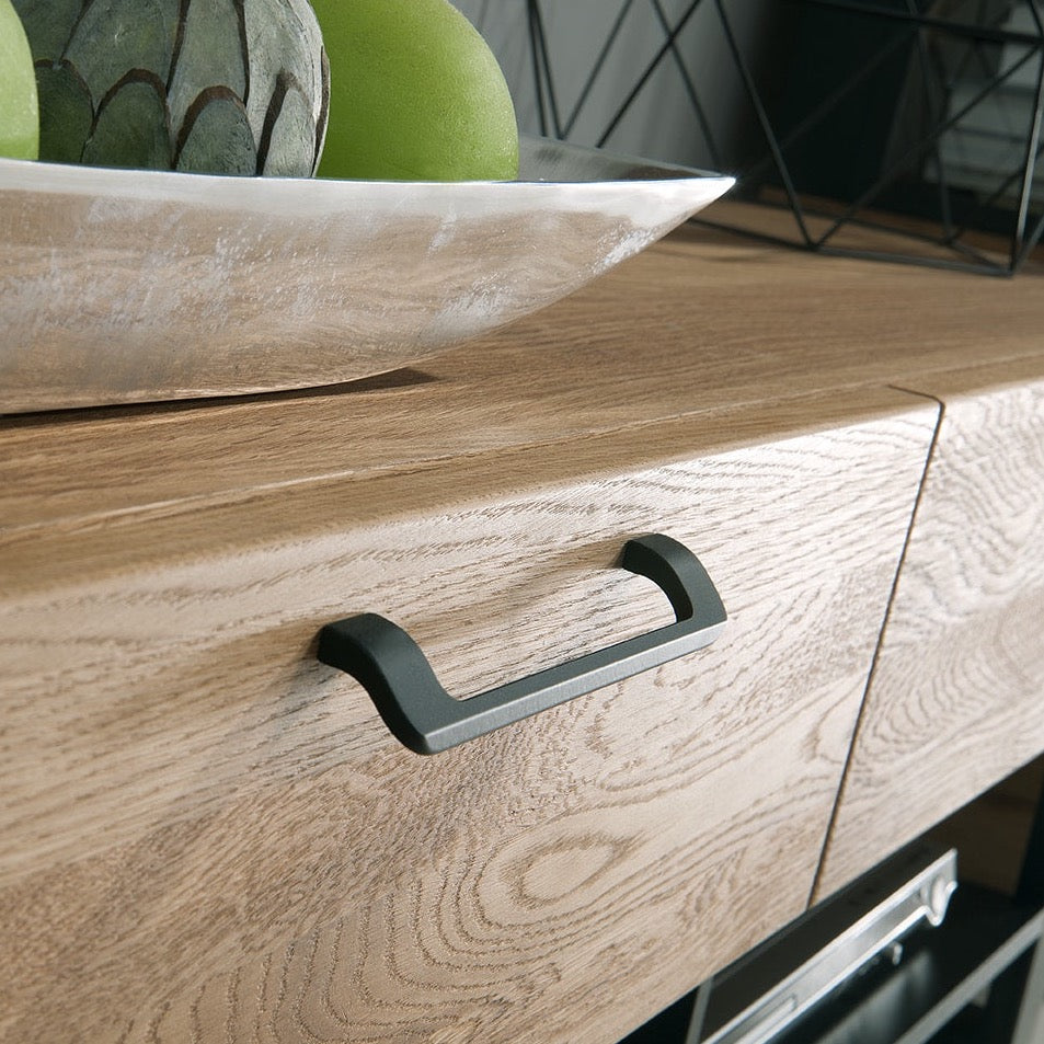 LoftStory oak wood TV stand industrial nordic design