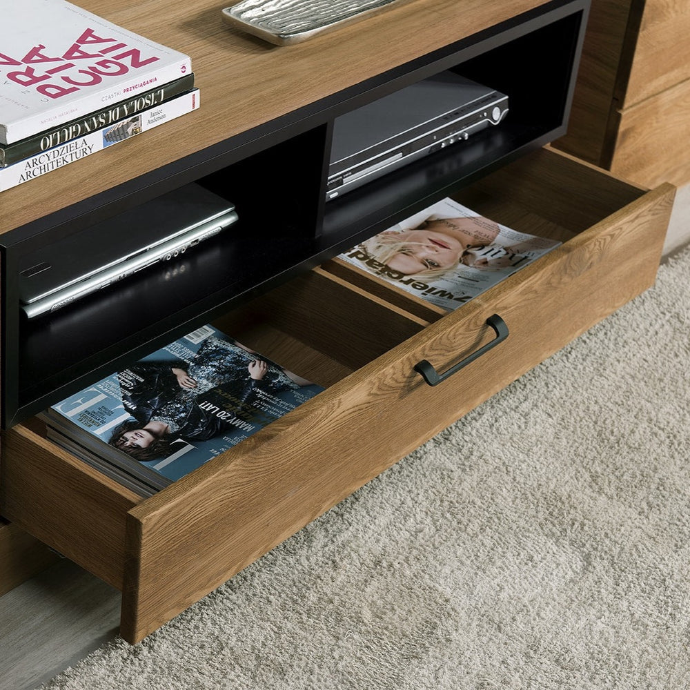 LoftStory Oak wood TV cabinet Mozaik