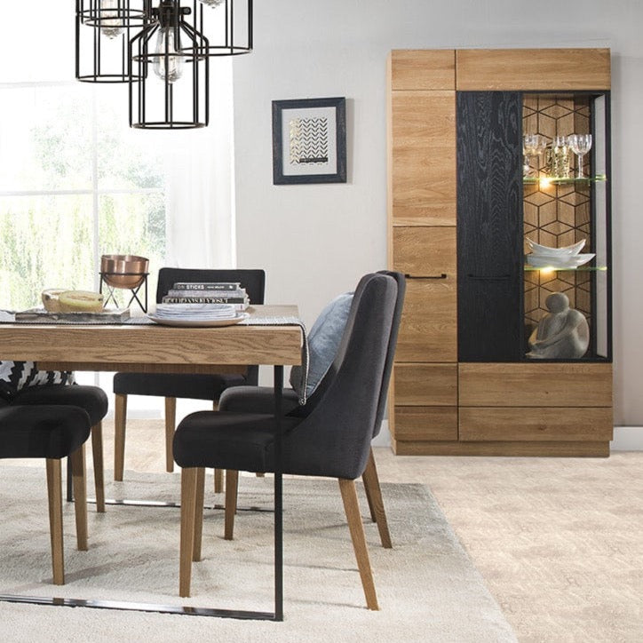 LoftStory Oak Wooden Display Cabinet