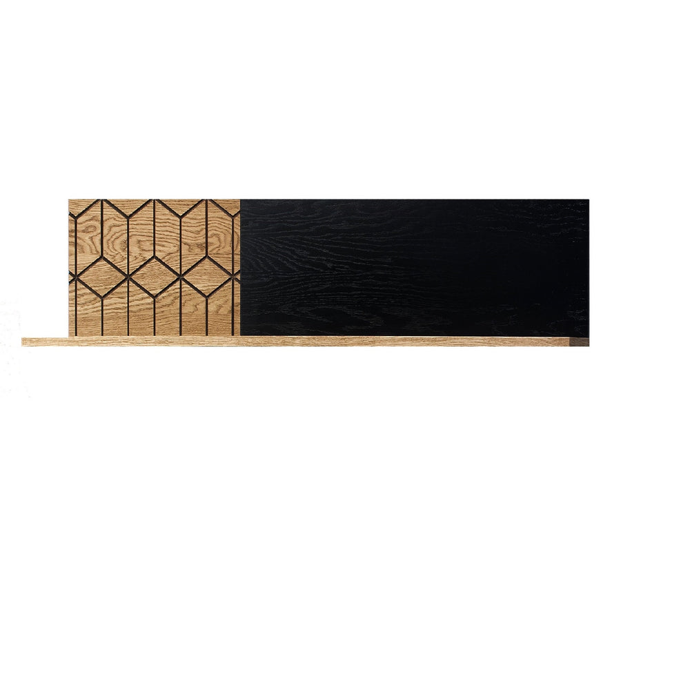 LoftStory Oak wood wall shelf industrial nordic design