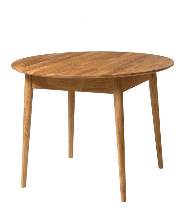 NordicStory Round dining table in solid oak wood