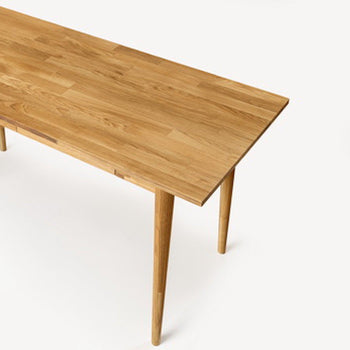 Scandinavian vintage nordic nordic oak solid wood desk table
