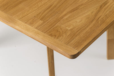 Mini Uno solid oak table 