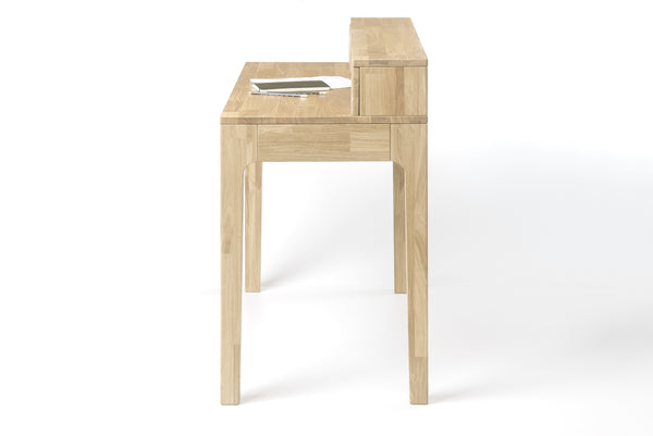 NordicStory desk living room office desk solid wood oak 100 natural bleached natural