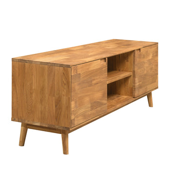 TV cabinet solid oak wood living room nordic style