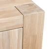 NordicStory TV table sideboard chest of drawers living room solid wood oak 100 natural bleached