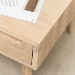 NordicStory coffee table solid oak wood retro nordic