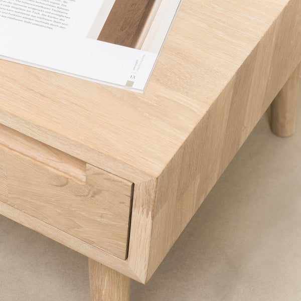 NordicStory coffee table solid oak wood retro nordic