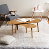 NordicStory Solid oak stacking coffee table "Escandi" 120 x 60 x 60 x 43 cm / 85 x 40 x 38 cm.