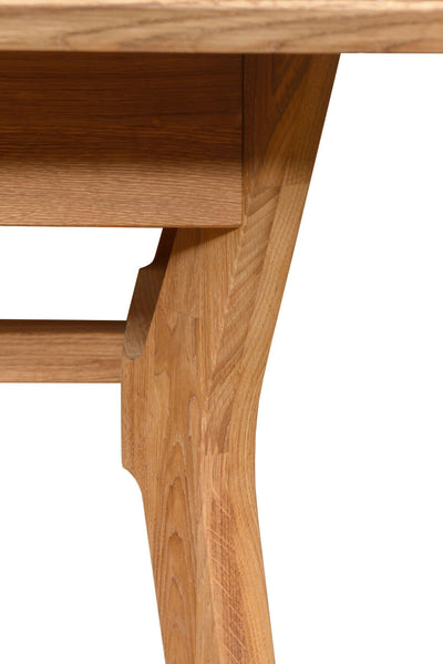 Solid oak wood table natural nordic natural