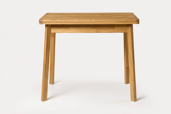 Mini solid oak wood table 