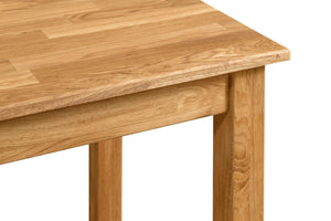 Solid oak dining table nordic dining room table