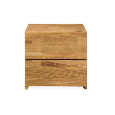 Bedside table solid wood side table solid oak natural nordico