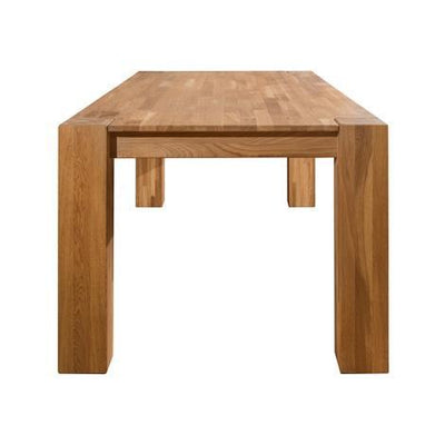 NordicStory Dining Table Solid Wood Natural Oak Rustic Scandinavian Rustic 