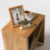 NordicStory bedside table bedside table solid oak 100 natural bleached oak