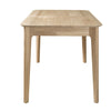 NordicStory Extendable solid oak dining table "France" 120-160 x 80 x 75 cm.