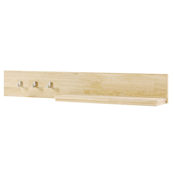 NordicStory Wall coat rack in solid oak wood 