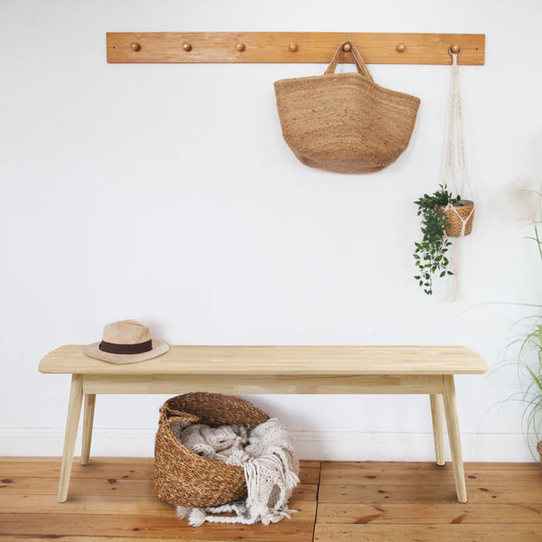 Low table entrance hall living room bedroom oak wood