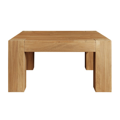 Oak coffee table in nordic style