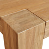 Oak coffee table in nordic style