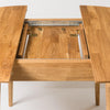 NordicStory extending dining table Scandi 100-130cm solid oak 100 natural bleached oak 100